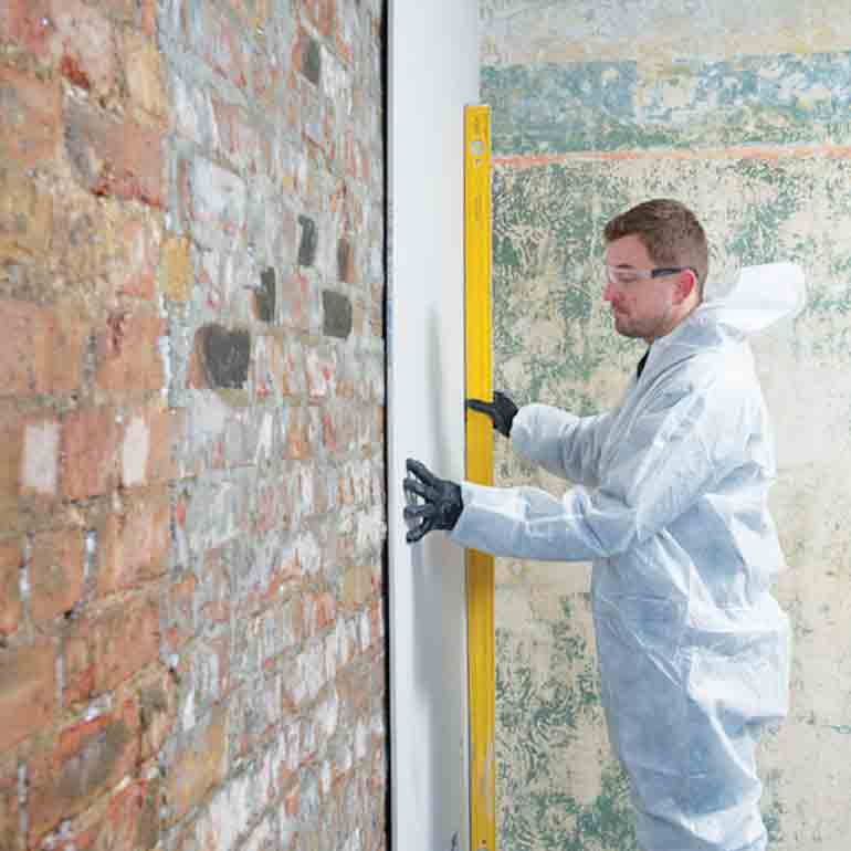 Fix plasterboard with Drygrip