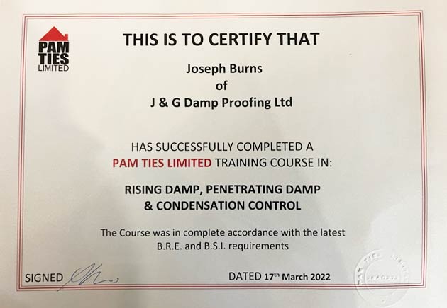Pam Ties Limited Training Certificate Pam Ties Limited Training Certificate